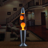 Metal Base Lava Lamp Volcano Style Night Light